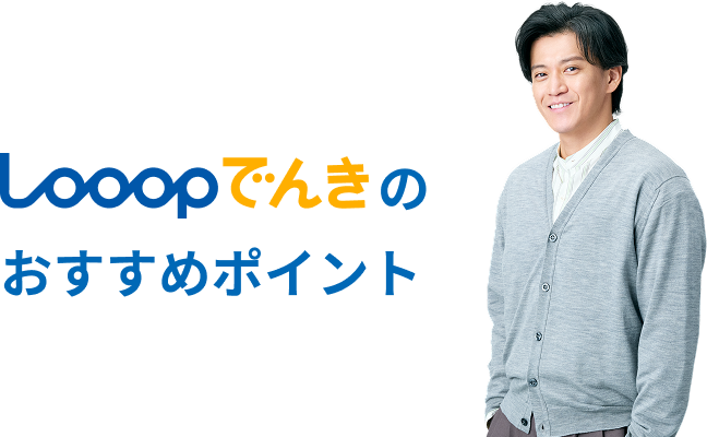 Looopでんきのおすすめポイント