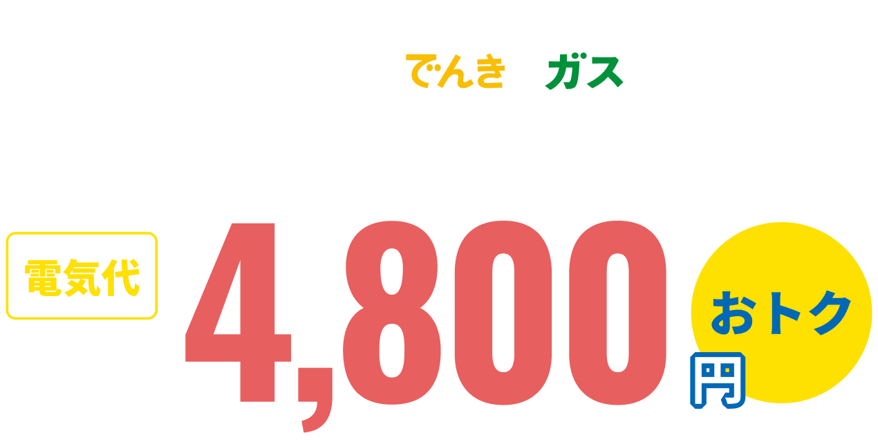 東京エリアに方限定!Looopでんき+ガス電気とガスをまとめると電気代がさらに年間4800円おトク!